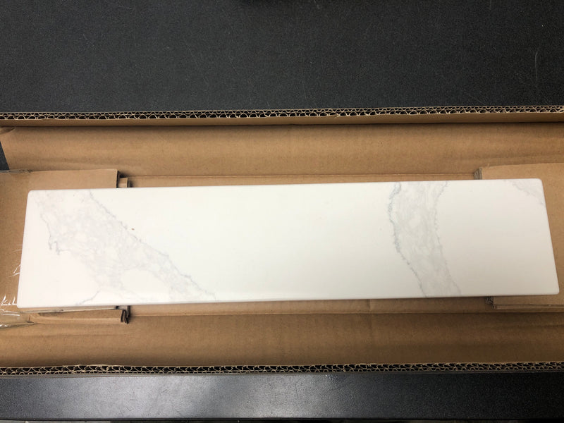 Kohler K-25819-CBB 4 x 18 Inch Quartz Side Splash - Calacatta
