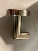 ICO Bath V63214 Volkano Summit Single Robe Hook - Brushed Nickel