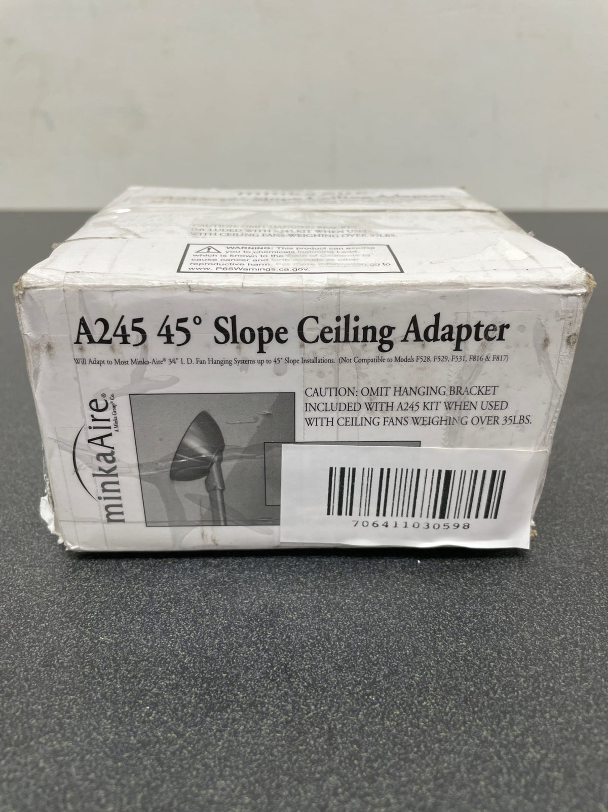 MinkaAire A245-ORB Sloped Ceiling Adapter - Oil Rubbed Bronze