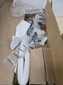 Baldwin SCWESxTRATAR190 Westcliff Sectional Single Cylinder Keyed Entry Handleset with Interior Traditional Knob - Satin Black