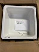 Kohler K-6587-0 Iron Tones 20-7/8" Drop In Single Basin Cast Iron Kitchen Sink - White