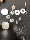 Kohler K-5420-0 Clean Caps Low-Profile Caps for Toilet Bolts - White