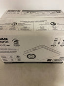 Broan PTEL511RK Evolve 50 - 110 CFM 0.6 Sone Ceiling Mounted Energy Star Certified Utility Fan with Snap In Housing and TrueCFM - White