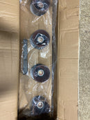 Maxim 21624CLWNBK Carpenter 4 Light 28" Wide Vanity Light - Walnut / Black