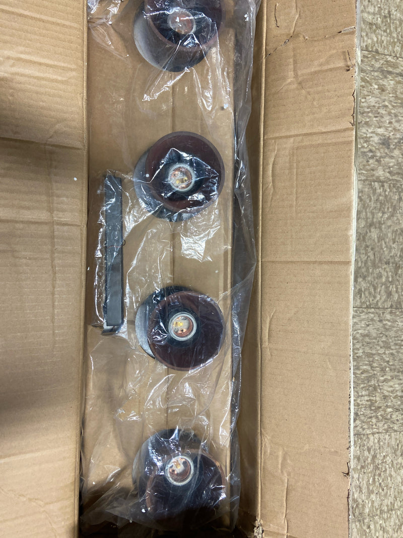 Maxim 21624CLWNBK Carpenter 4 Light 28" Wide Vanity Light - Walnut / Black