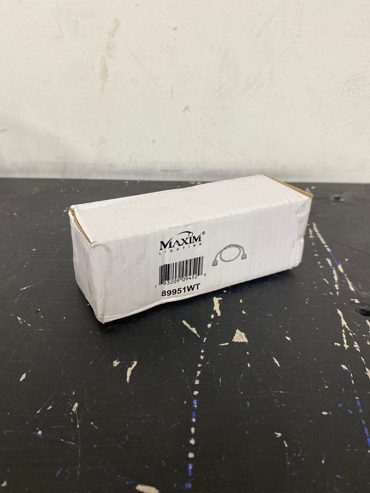 Maxim 89951WT 9" LED Under Cabinet Light Connecting Cord from the CounterMax MX Collection - White