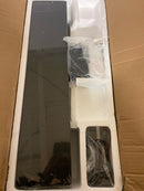 Pudo CeilingFanLights17-52WH-W1367P228998 52 in. Integrated LED Indoor Black Ceiling Fan Lighting with 4 Blades