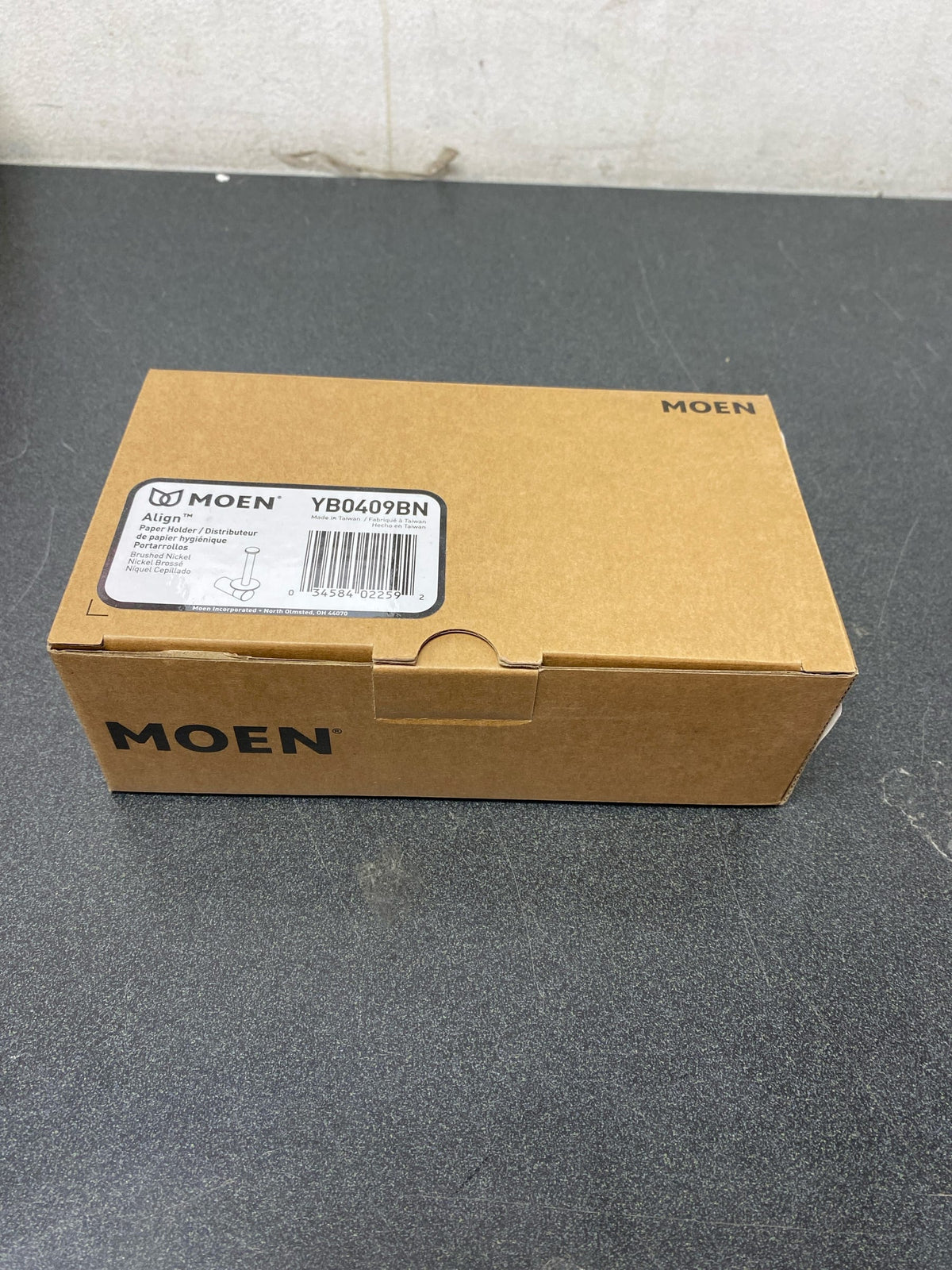 Moen YB0409BN Single Post Modern Toilet Paper Holder, Brushed Nickel