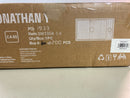 JONATHAN Y Lighting SNK1004C-R Felix 15" Rectangular Ceramic Wall Mounted Bathroom Sink with Single Faucet Hole - White Marble
