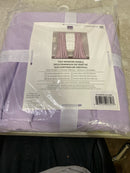 Lush decor 16T002213 Lilac Solid Rod Pocket Room Darkening Curtain - 54 in. W x 84 in. L (Set of 2)