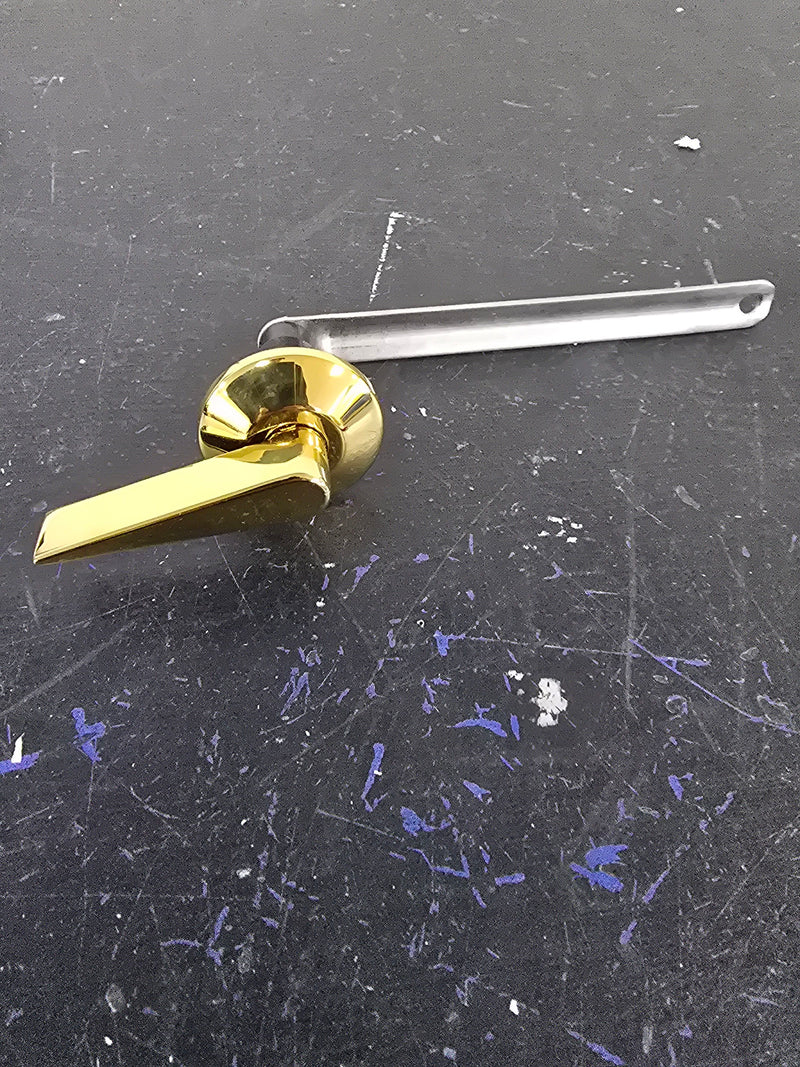 Kohler Memoirs Left Hand Toilet Lever - Vibrant Polished Brass