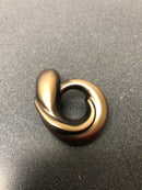 Belwith Keeler B072432-VBN Amaranta 2 Inch Designer Open Swirl Solid Brass Cabinet Knob / Drawer Knob - Vintage Bronze Nickel