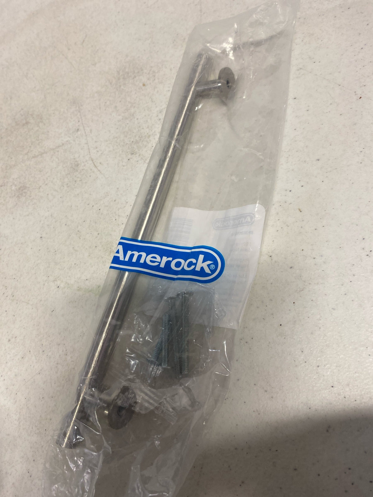 Amerock BP36868G10 Radius 7-9/16 in. (192mm) Modern Satin Nickel Bar Cabinet Pull