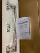 ICO Bath V94434 Lava 12" Grab Bar - Brushed Nickel