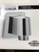 Kohler K-98351-BL Awaken Wall Supply Elbow with Check Valve - Matte Black