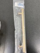 Emtek 86456US4 Freestone 8 Inch Center to Center Bar Cabinet Pull from the Urban Modern Collection - Satin Brass