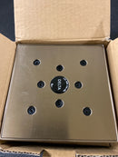 Delta RP70171CZPR 1.75 GPM 6" Wide Single Function Shower Head with H2Okinetic Technology - Lumicoat Champagne Bronze