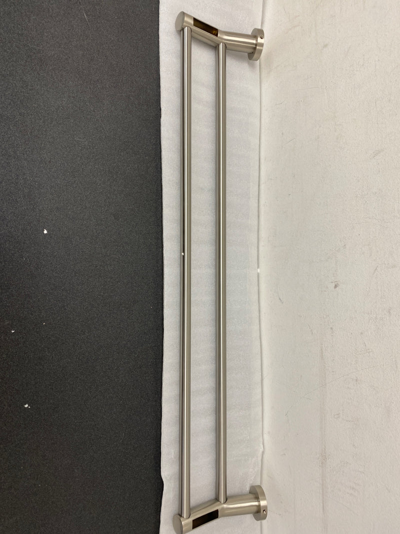 Signature Hardware 296439 Ceeley 28" Double Towel Bar - Brushed Nickel