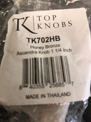 Top Knobs Ascendra 1-1/4 Inch Square Cabinet Knob from the Transcend Collection