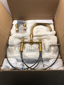 Newport Brass 9458/10 Chesterfield 1.8 GPM Widespread Bridge Kitchen Faucet - Satin Bronze (PVD)