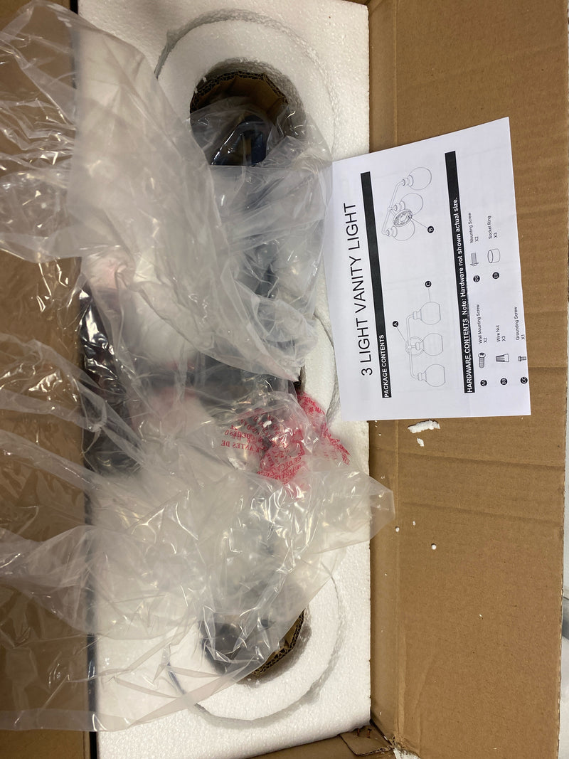 Bellevue BOBF26119-BK Irvine 3 Light 22" Wide Vanity Light - Black