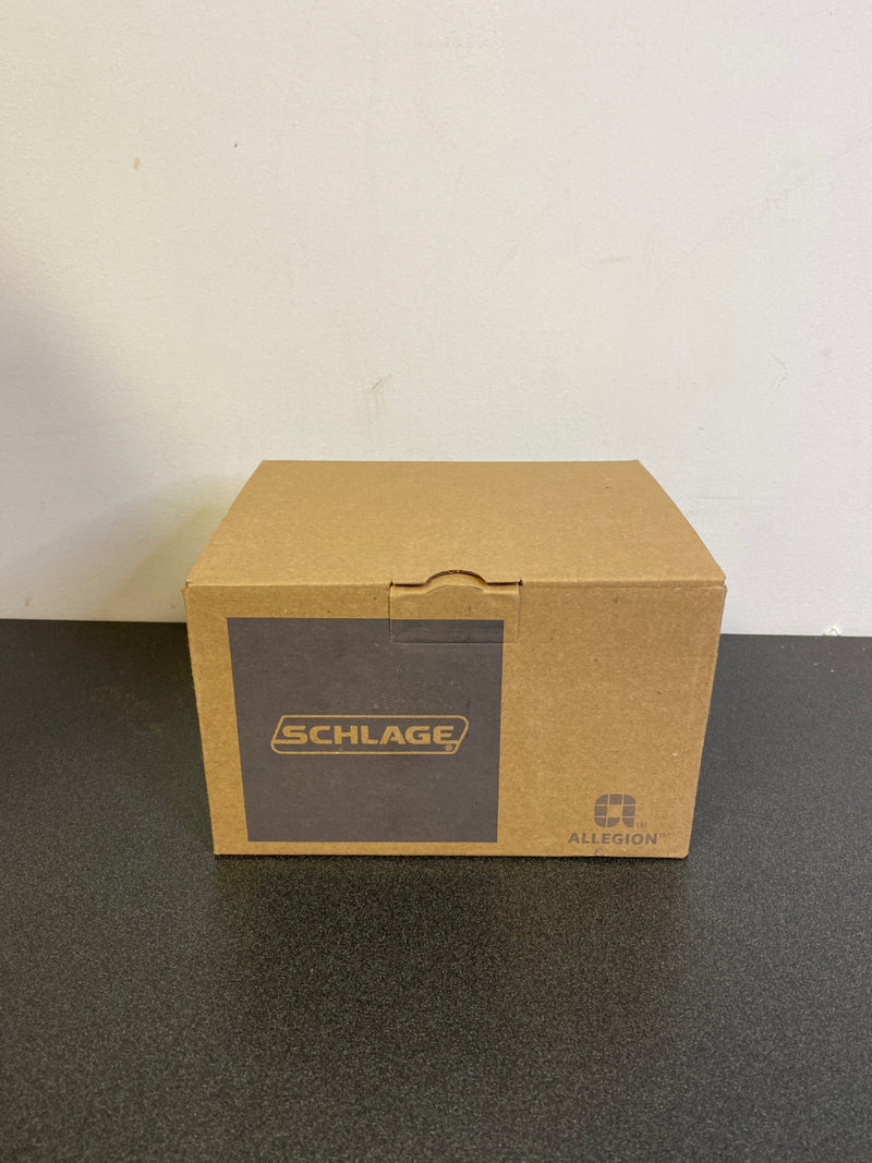 Schlage F Series Aged Bronze No Deadbolt Keyed Entry Door Knob