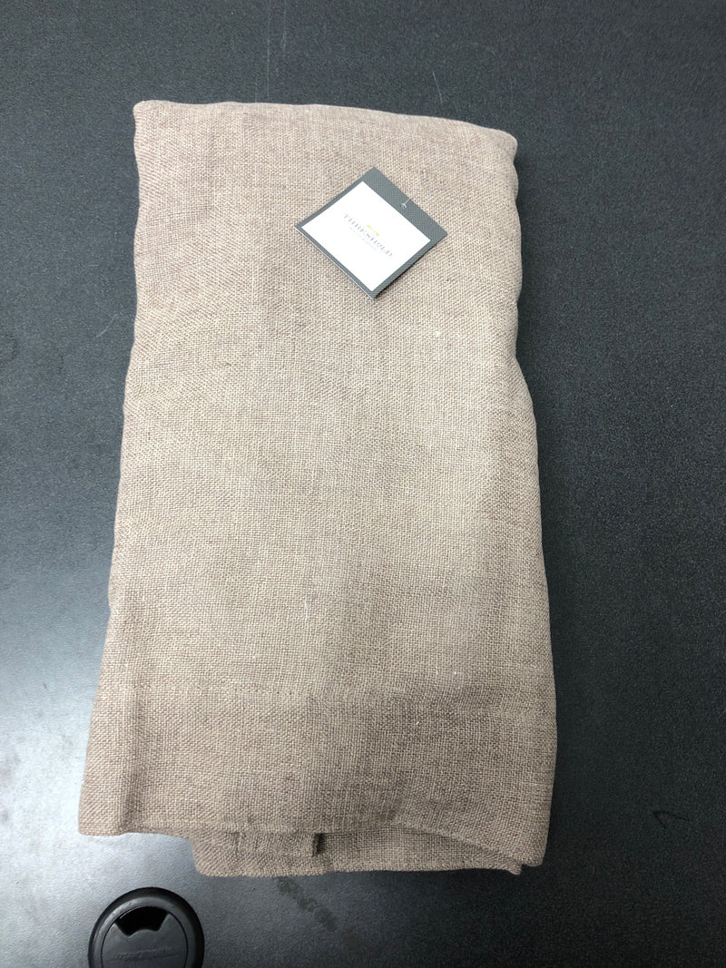 1pc 50"x63" blackout aruba window curtain panel light brown - threshold
