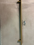 Berenson 0828-2MDB-P Tempo 12-19/32" (320mm) Center to Center Bar Style Large Oversized Cabinet Handle / Drawer Pull - Modern Brushed Gold