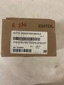 Emtek Select Privacy, Modern Rectangular Rosette, L-Square Stem, Knurled Lever, Flat Black, LH