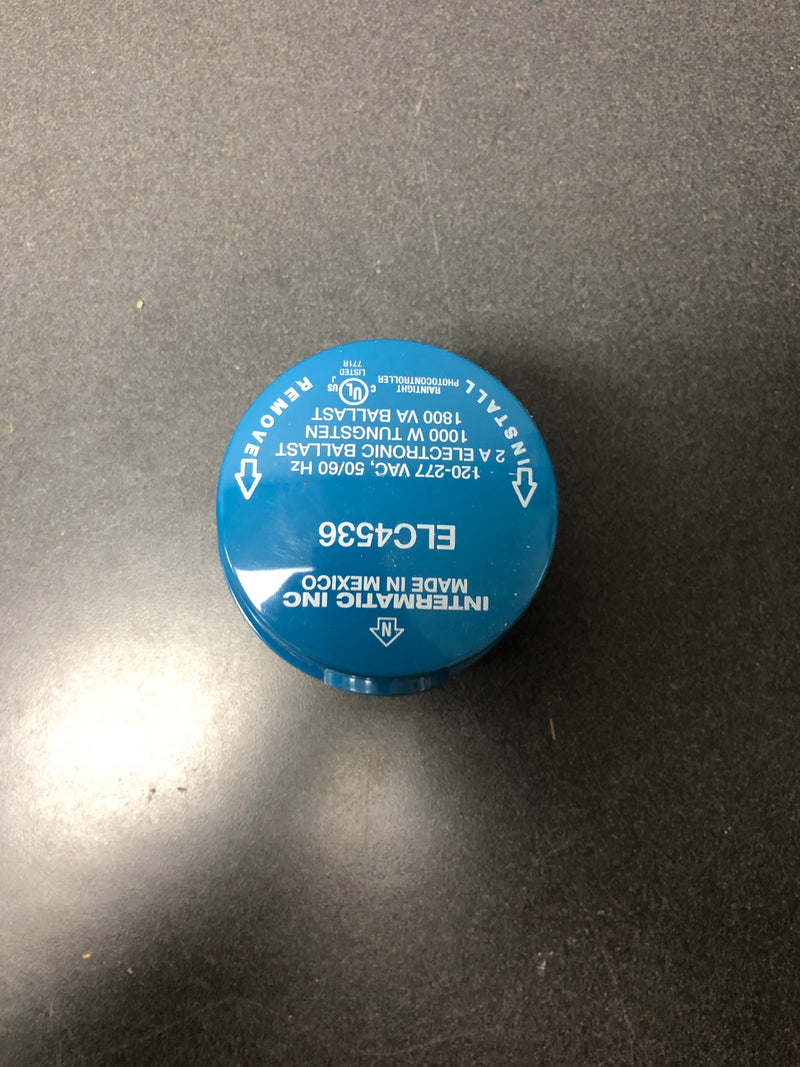Intermatic ELC4536D89 NightFox 1,000-Watt LED/Incandescent Locking Type Mount Dusk to Dawn Light Control Electronic Photocontrol, Blue