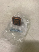 Amerock BP4429RBZ Forgings 1-1/8 Inch Square Cabinet Knob - Rustic Bronze