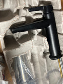 Delta 571-BLMPU-DST Galeon 1.2 GPM Single Hole Bathroom Faucet with Push Pop-Up Drain Assembly - Matte Black