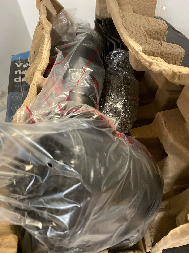 Pelonis PSFM18M2TB 18 in. 3 Speeds Outdoor Misting Pedestal Fan in Black with 80° Oscillation 1600 CFM for up to 500 sq. ft