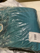 Exclusive home EH8196-05 2-108G Velvet Teal Solid Light Filtering Grommet Top Curtain, 54 in. W x 108 in. L (Set of 2)