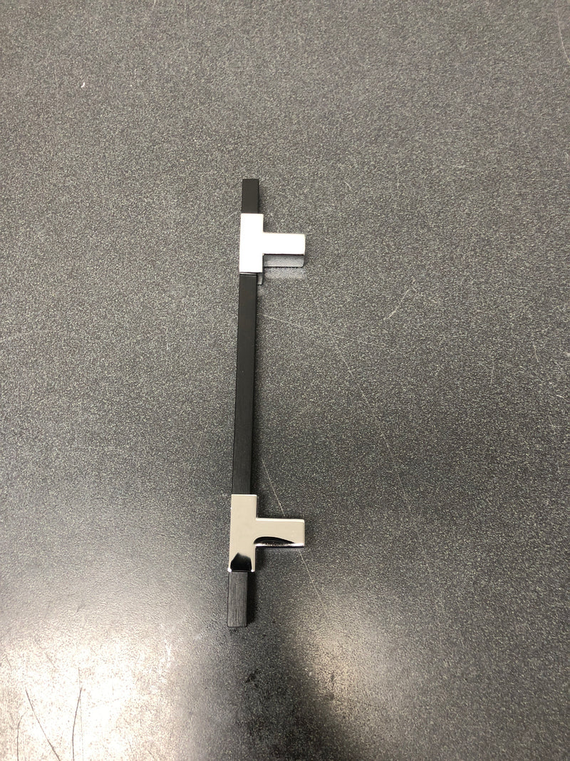 Amerock BP77812826BMB Urbanite 5-1/16 Inch Center to Center Bar Cabinet Pull - Polished Chrome / Brushed Matte Black