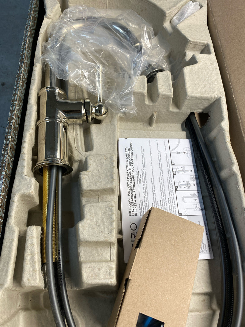 Brizo 63925LF-PN Artesso Pull-Down Prep Faucet - Brilliance Polished Nickel