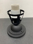 Progress Lighting P550070-031 Cedar Springs 13" Wide Semi-Flush Ceiling Fixture with Metal Shade - Black