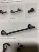 DELTA FAUCET 77608-RB Stryke Wall Mounted 8 in. Hand Towel Bar in SpotShield Venetian Bronze
