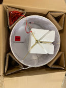 JONATHAN Y Lighting JYL4026A Julian Single Light 29" Tall LED Vase Table Lamp - White / Gold