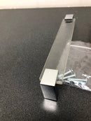 Sietto P-1200-8-PC Affinity 8 Inch Center to Center Handle Cabinet Pull with Clear Glass - Polished Chrome