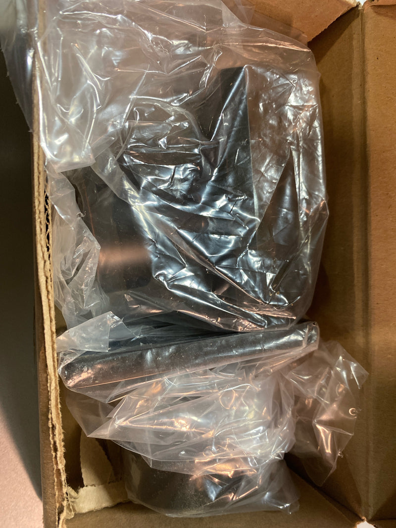 Emtek 5052ROUUS10B Dummy, Rectangular Rosette, Round Knob Oil Rubbed Bronze