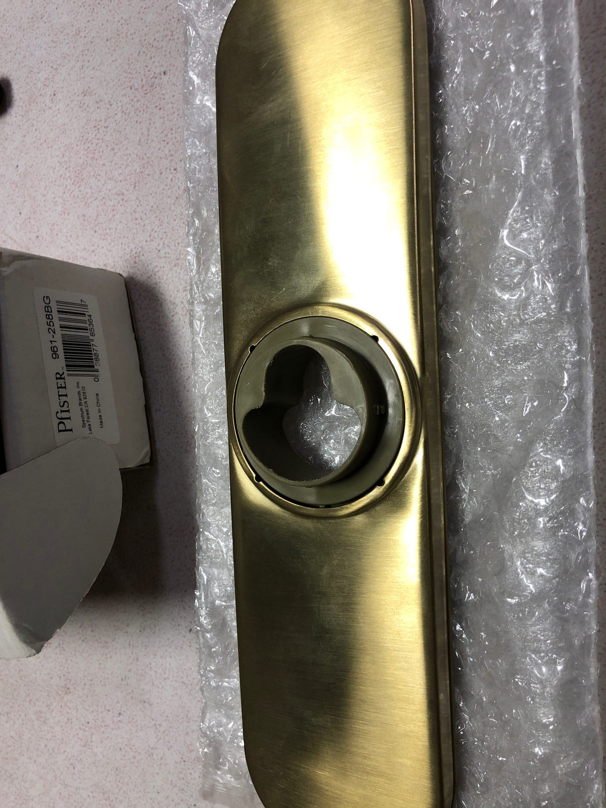 Pfister 961-258BG Optional Deck Plate for GT-529-MTD - Brushed Gold
