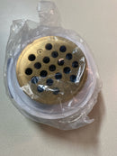 Signature Hardware SH439112BG Menlo Round Shower Drain w/ Flange, Brushed Gold