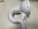 Oatey 427242 Round White PVC Floor Drain with P-Trap, Cleanout and Screw-In Drain Cover