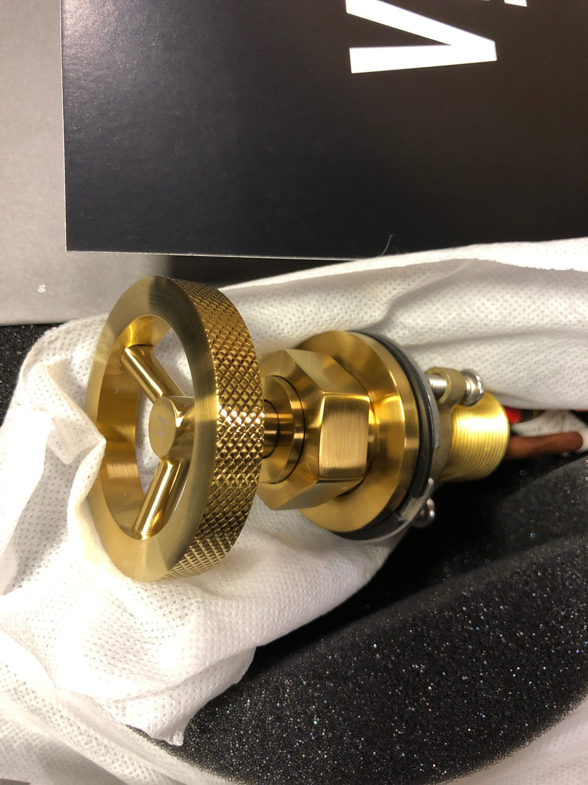 Vigo VG01305MG Hart 1.2 GPM 8" Double Handle Widespread Bathroom Faucet - Matte Brushed Gold