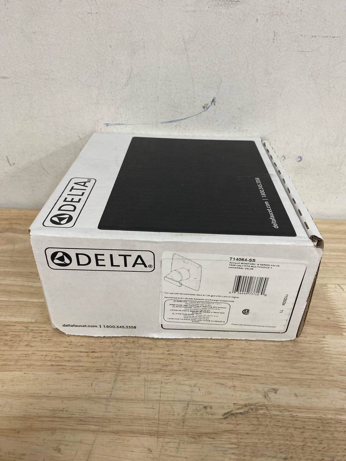 Delta T14064-SS Ashlyn 1-Handle Valve Trim Kit in Stainless (Valve Not Included)