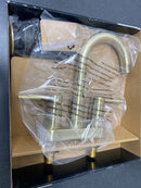 Glacier bay HD67110W-604405 Dorind 4 in. Centerset Double Handle High-Arc Bathroom Faucet in Matte Gold