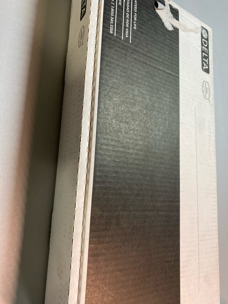 Delta 756-DST Dorval 1.2 GPM Deck Mounted Vessel Single Hole Bathroom Faucet with Lever Handle - Less Drain Assembly - Chrome