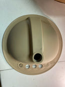 PROFLO PF194RWH Rockaway 19" Circular Vitreous China Drop In Bathroom Sink with Overflow and 3 Faucet Holes at 4" Centers - White