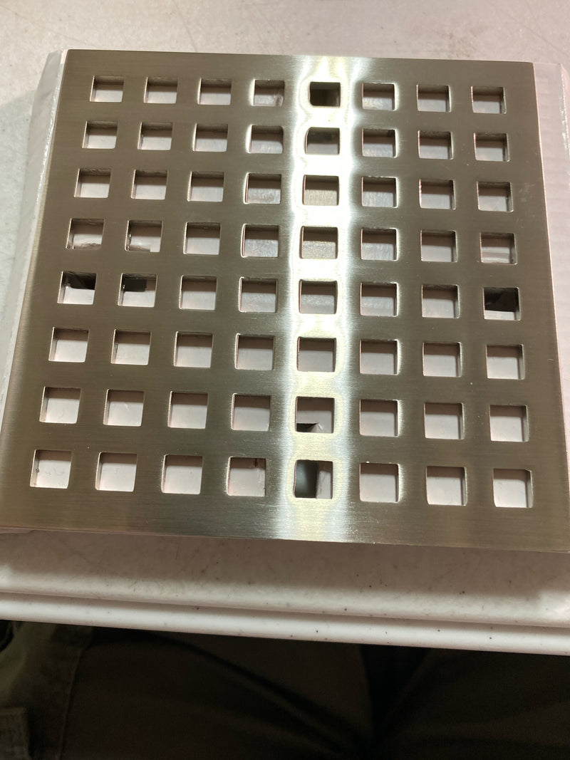Rohl DC3143STN Matrix 5-1/8" x 5-1/8" Decorative Spa Shower Drain Cover - Satin Nickel